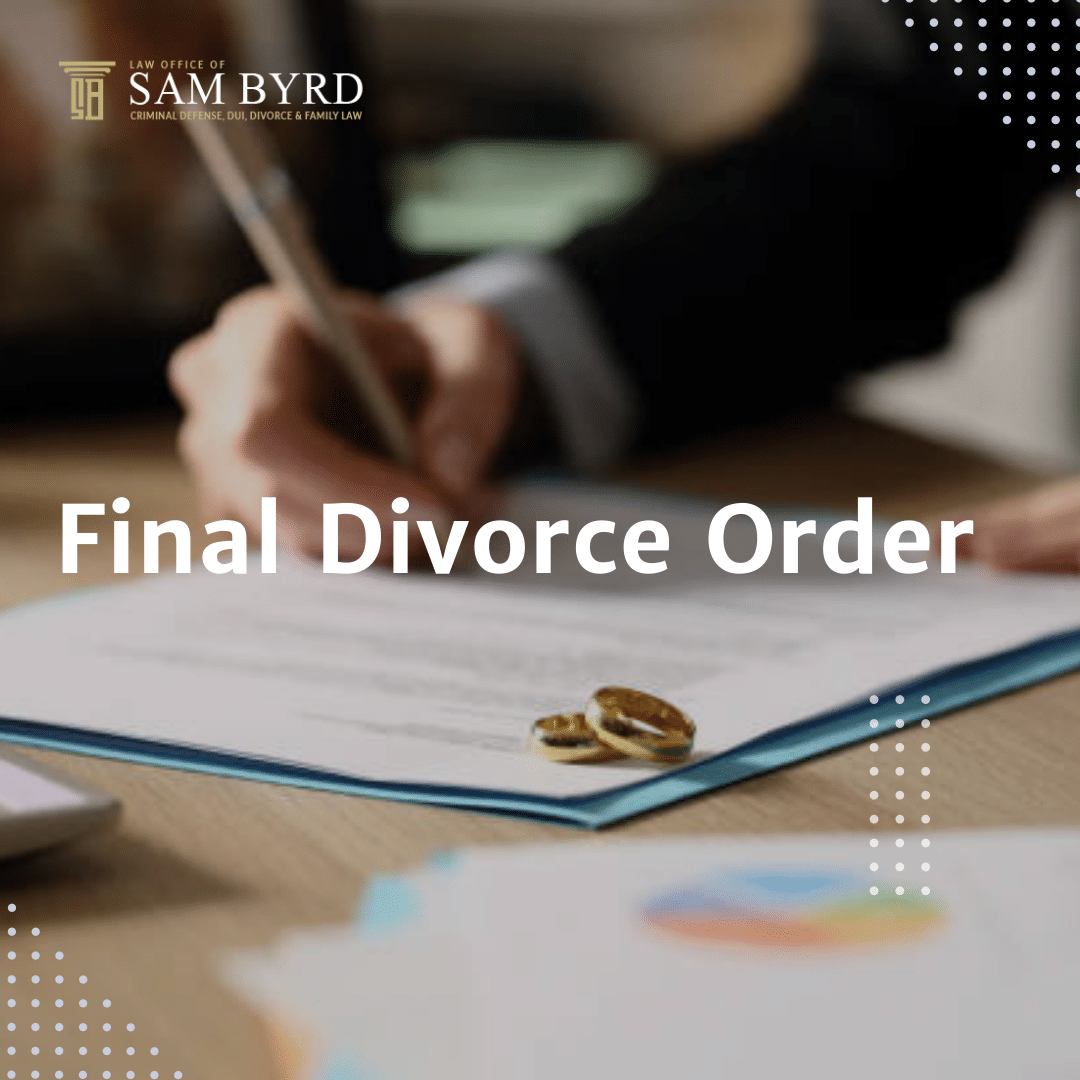 Final Divorce Order