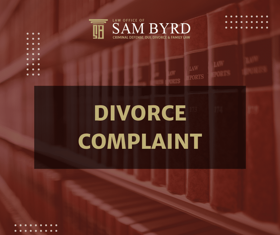 Divorce Complaint